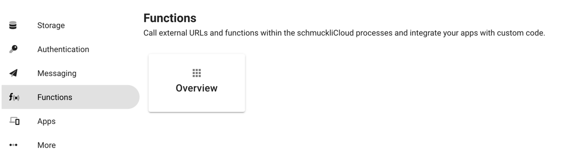 Functions Overview